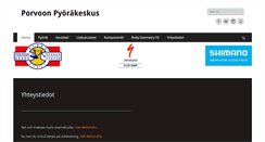 Desktop Screenshot of porvoonpyorakeskus.fi